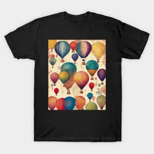 air balloon pattern T-Shirt